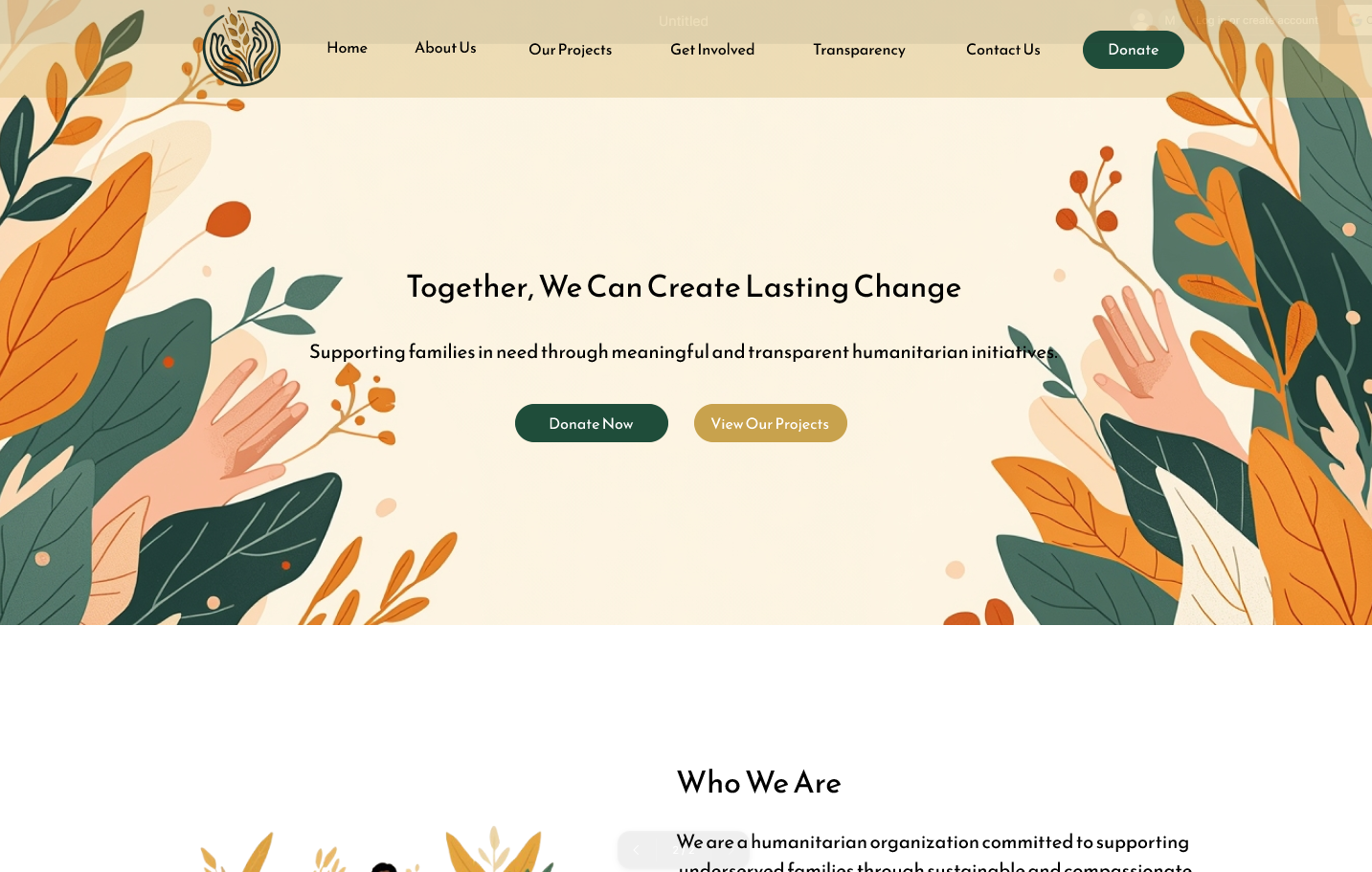 Luxury corporate website project