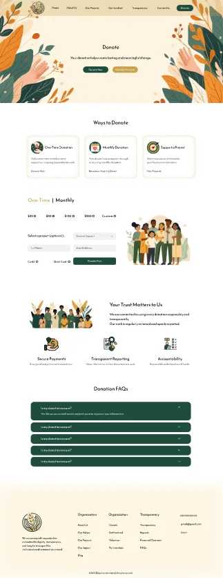Luxury corporate website project