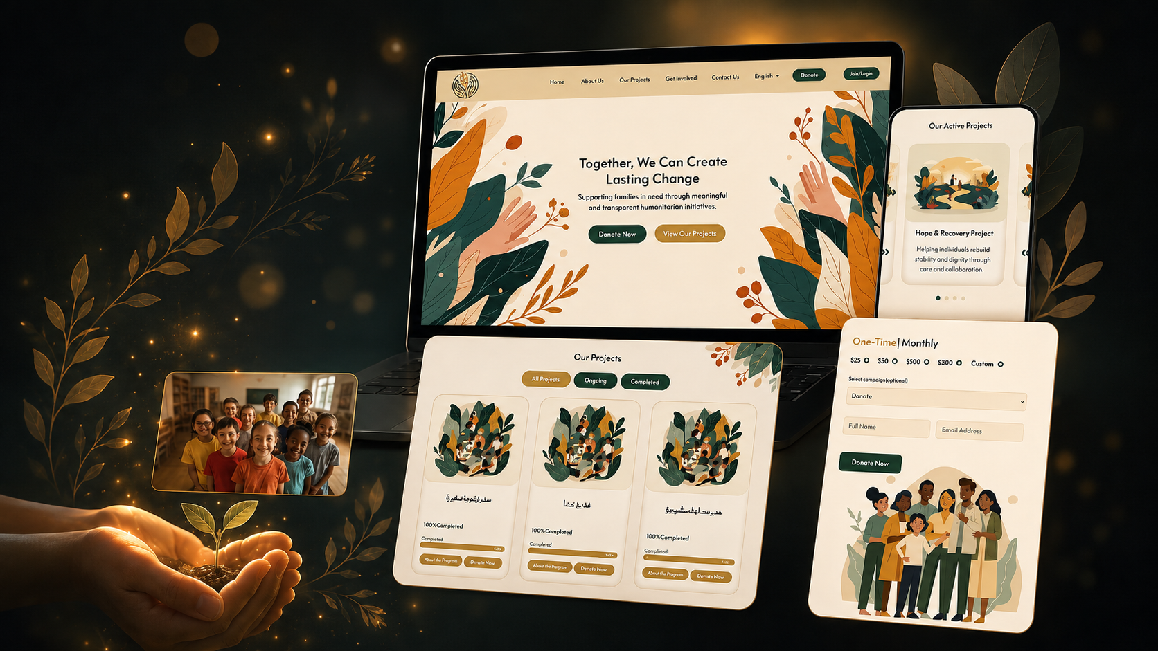 Kanoon Mehr – humanitäre Webplattform von 7RP